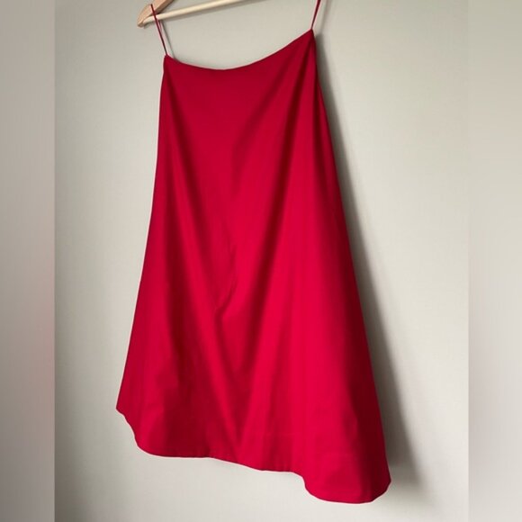 NEW Reformation Laguna Two Piece Matching Midi Skirt Set Lipstick Red US 4 UK 8 - Picture 13 of 16